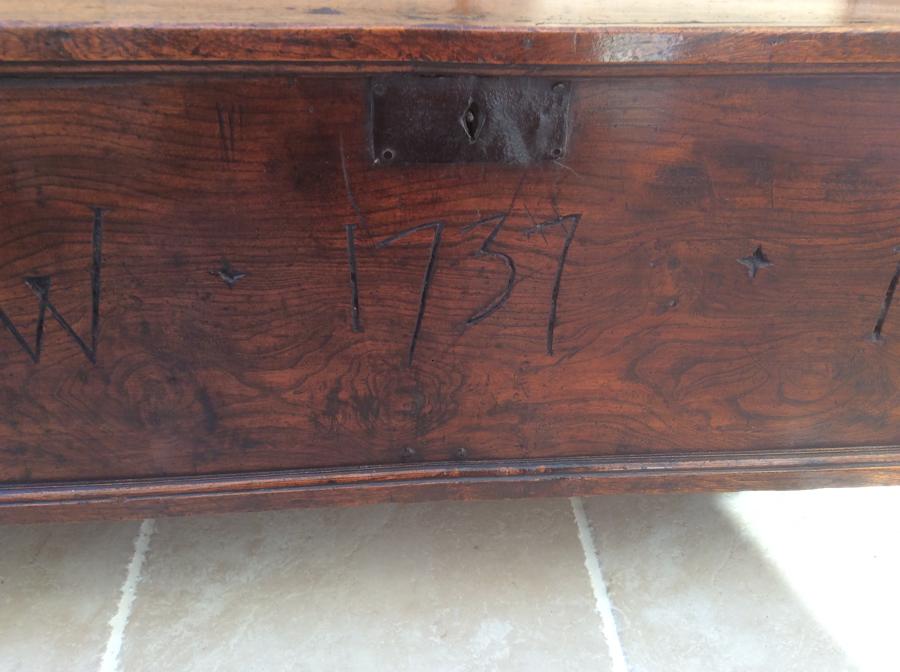 18th Century boarded coffer