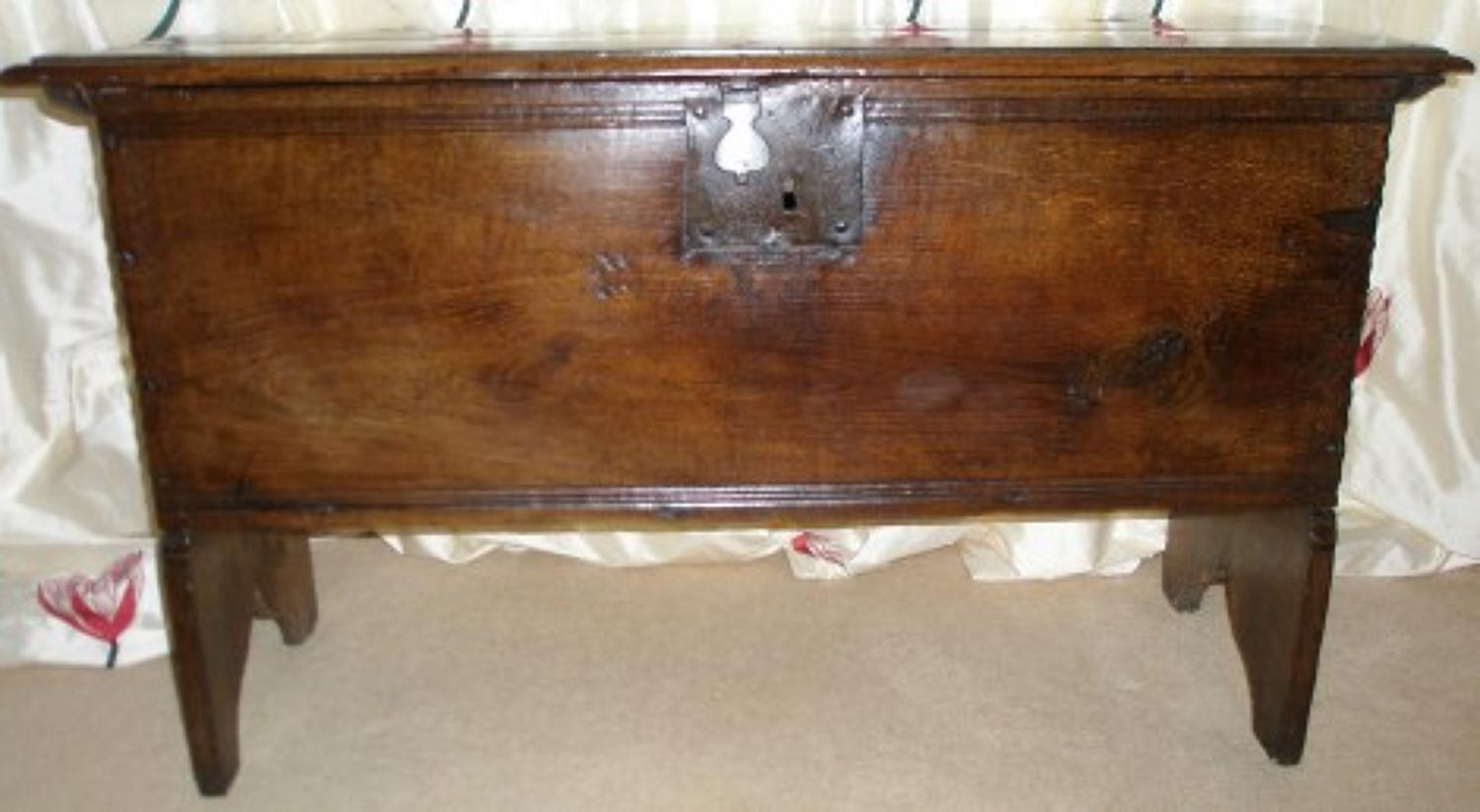 17th century boarded chest