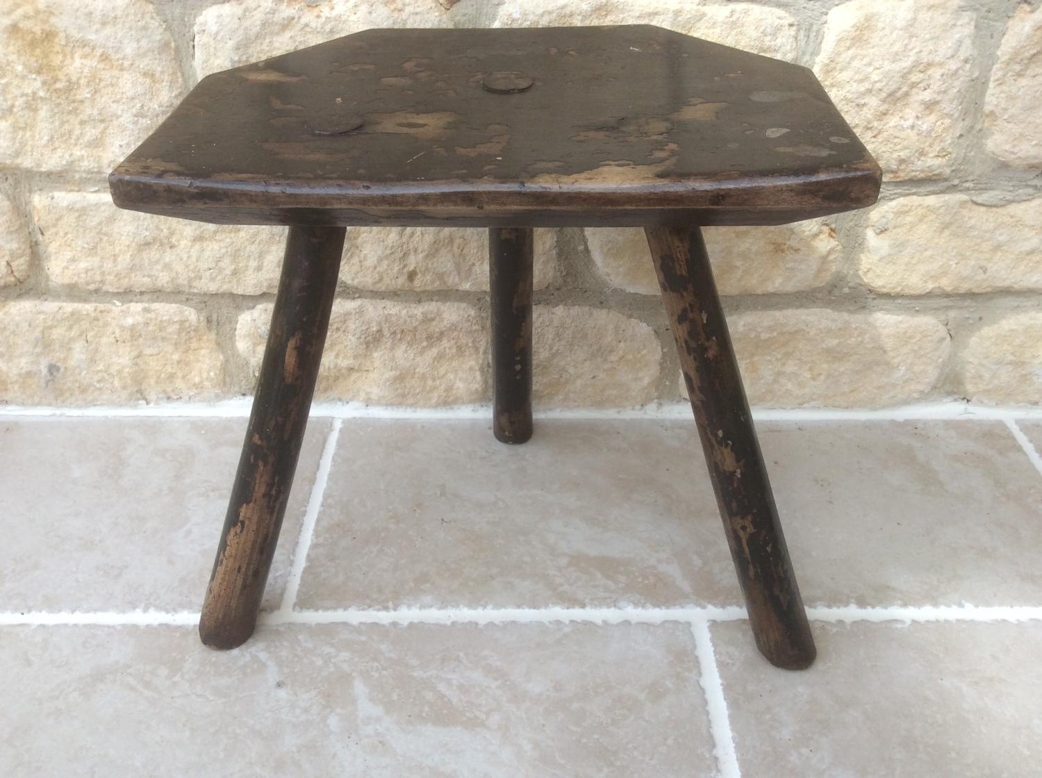 Welsh 19th Century country stool