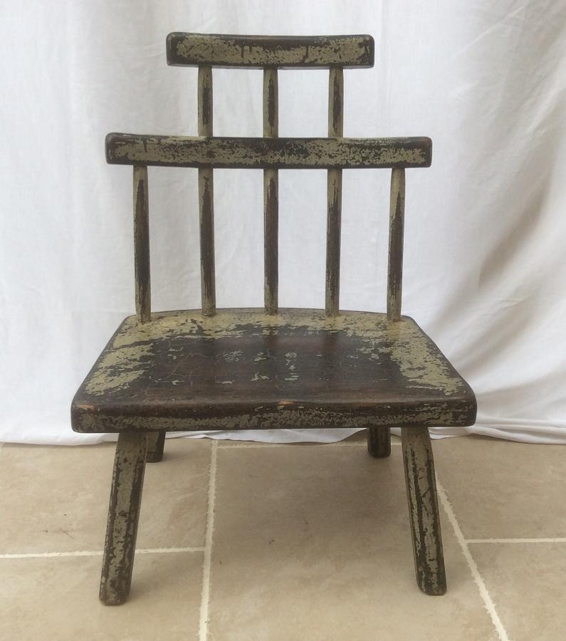 Welsh comb back low chair