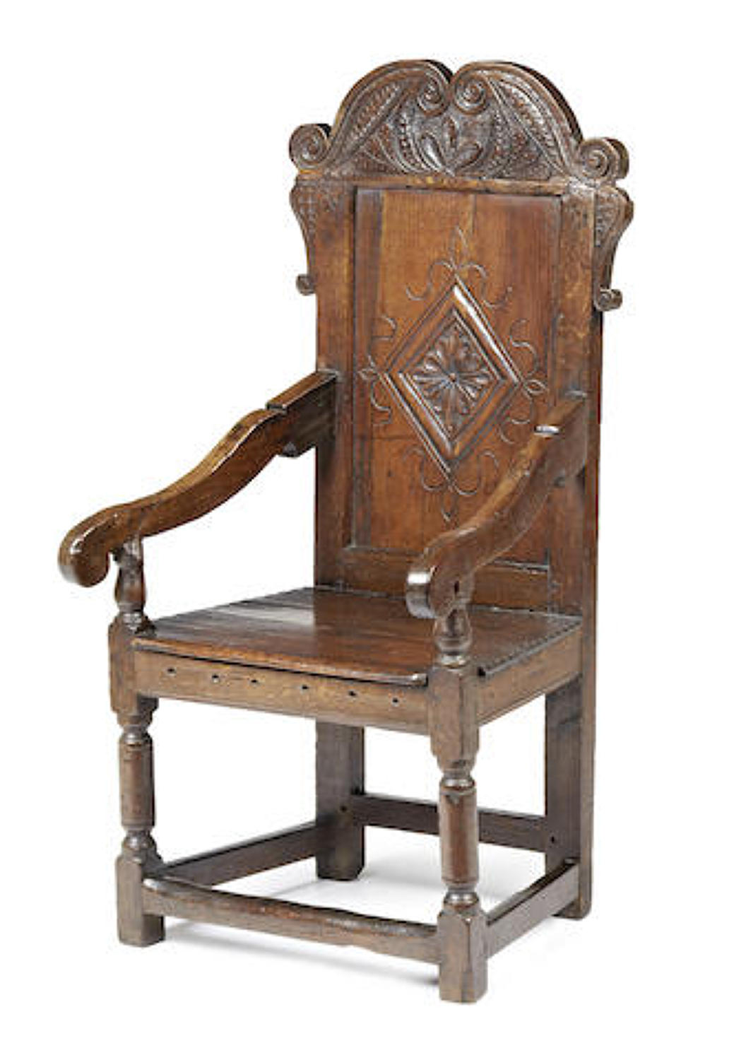 17th century oak wainscot chair