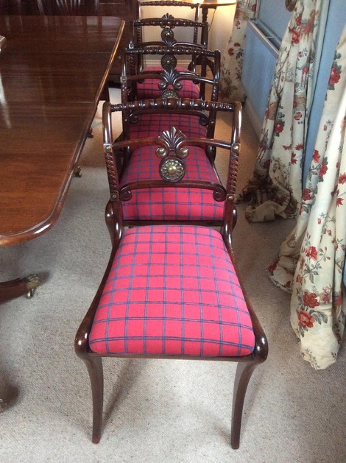 Regency period  side chairs