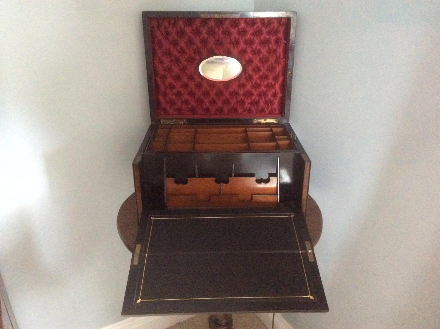 Campaign writing and jewellery box