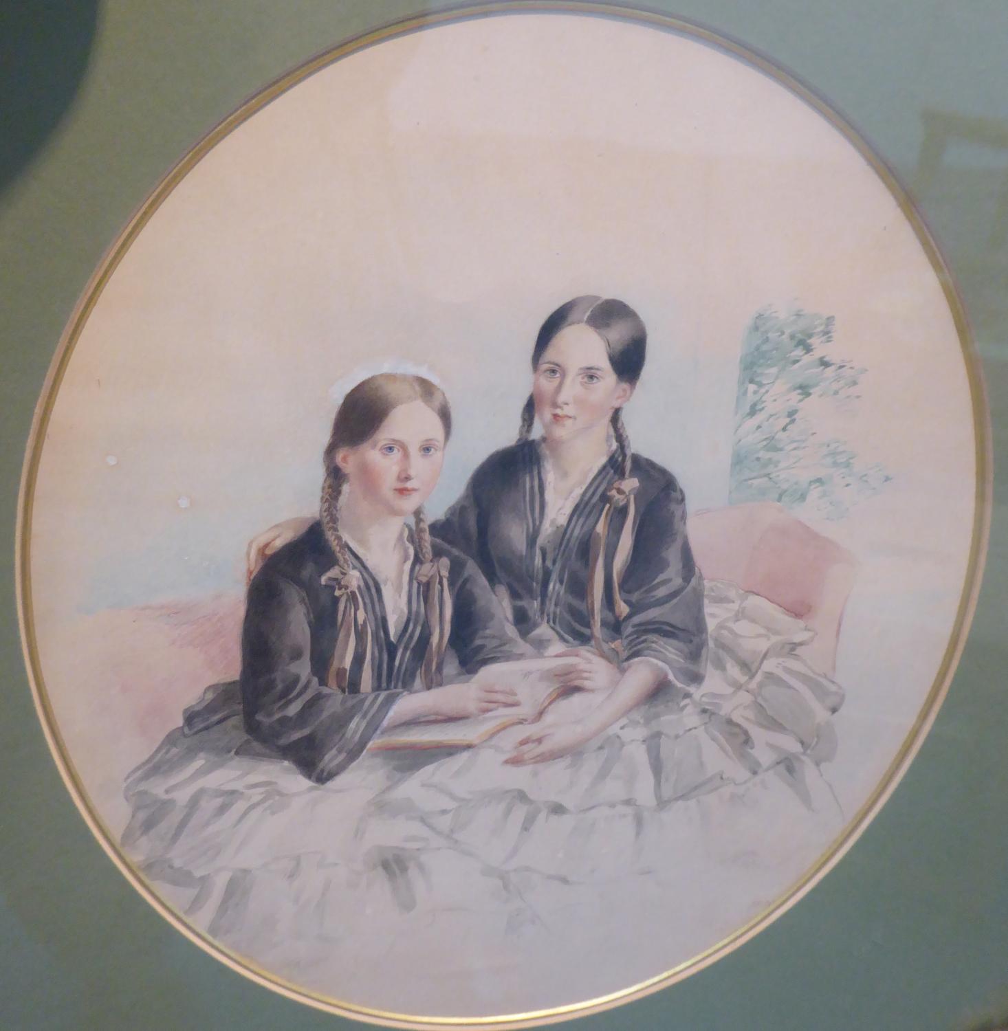 J B Bird - The Turton sisters c1860
