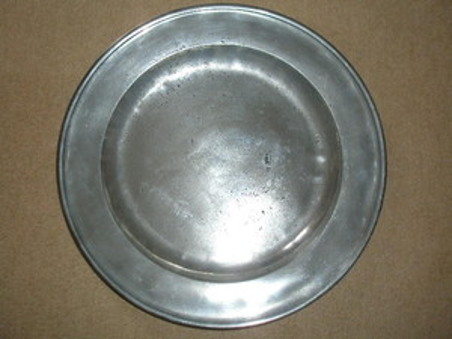 18th century Pewter charger