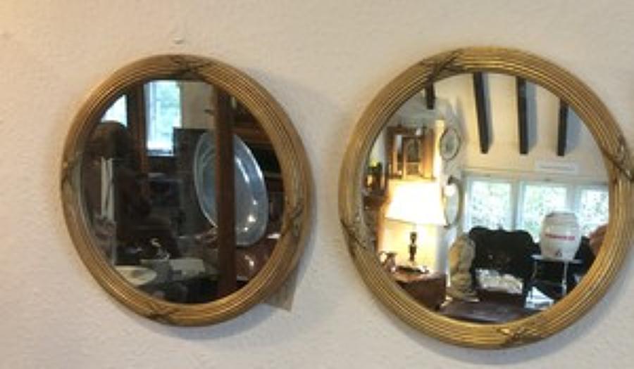 Pair of Regency frame gilt mirrors
