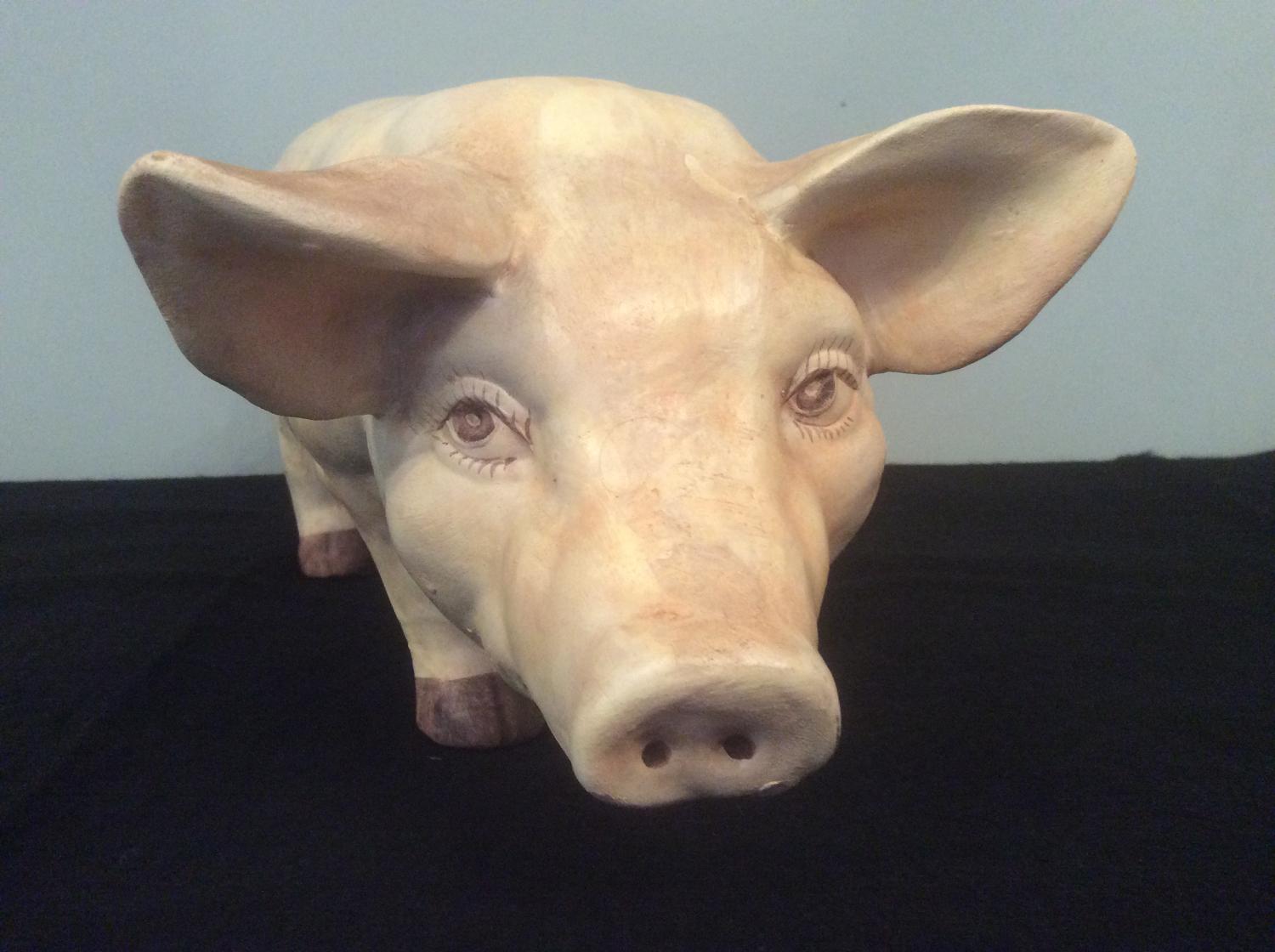 Butcher's shop pig