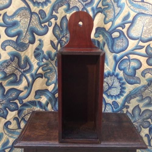 Georgian Period padouk candle box