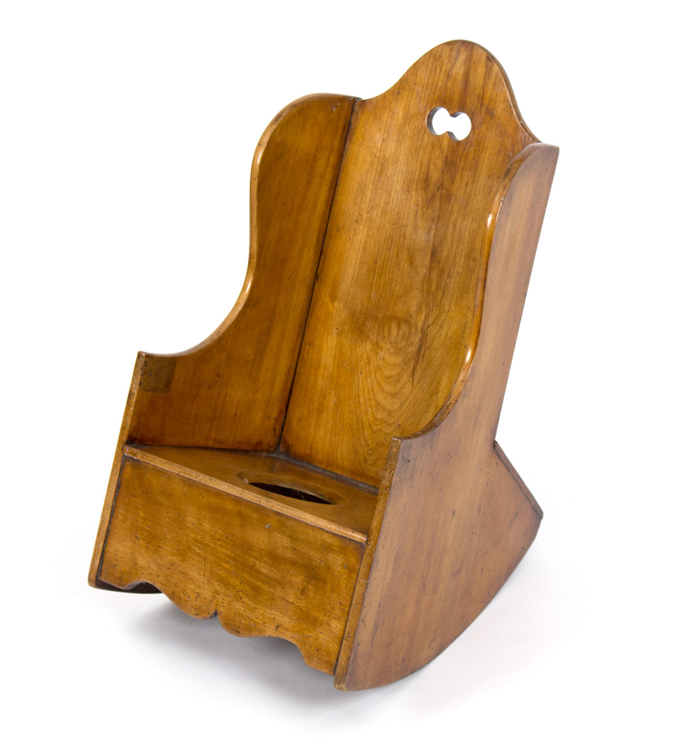 19th century Child's Welsh fruit wood rocking chair