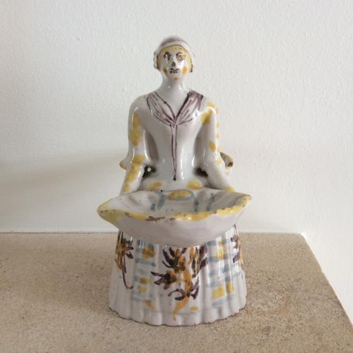 19th Century Faience salt