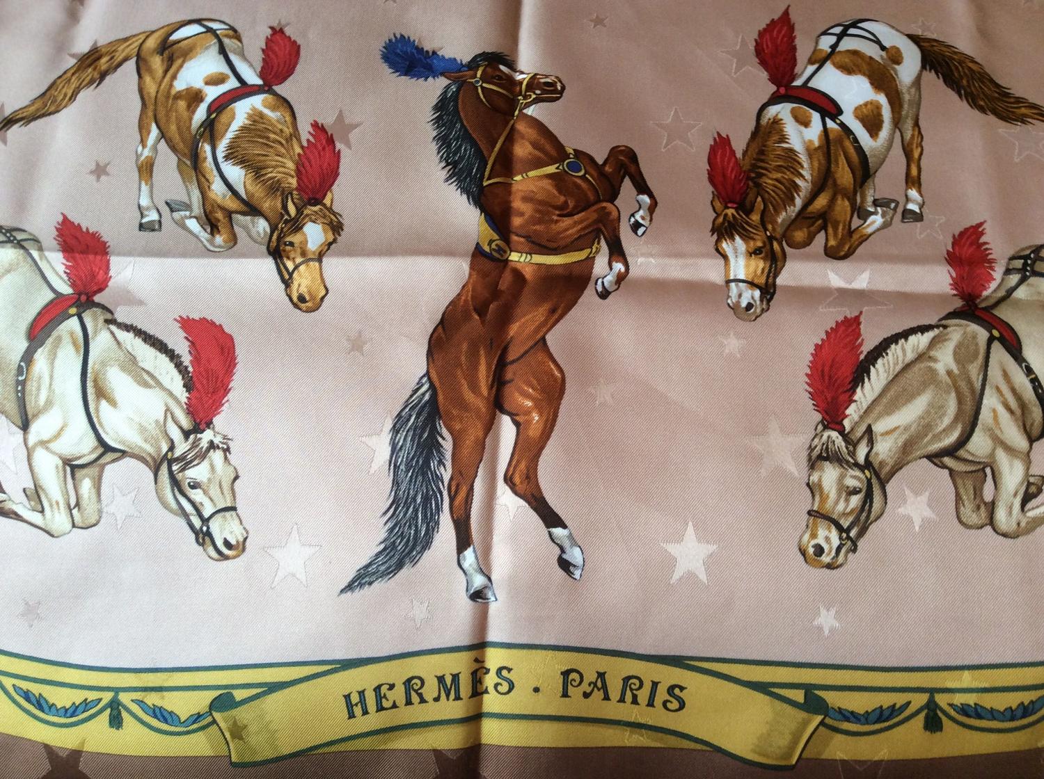 Hermes Vintage silk scarf