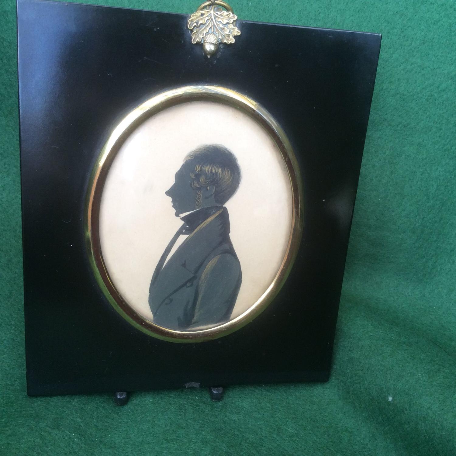 19th Century Silhouette of a gentleman