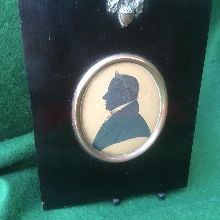19th Century silhouette of a gentleman
