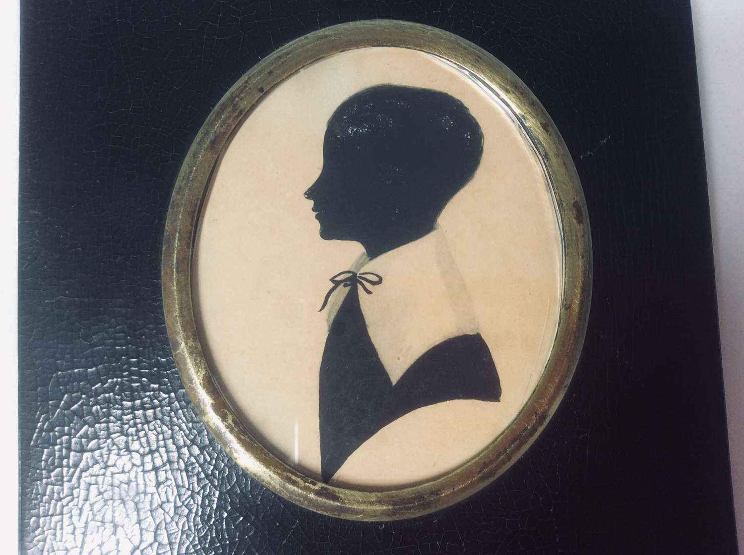 Regency period silhouette of the young George Bird of Church Eaton