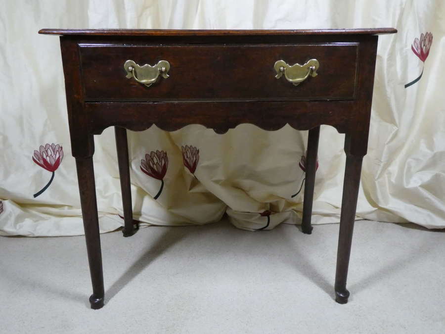 18th Century George II Oak Side Table