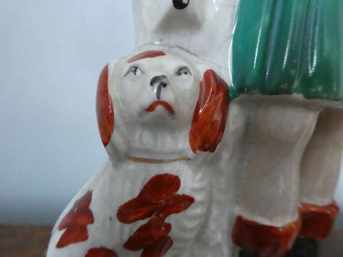 Pair of Staffordshire huntsman figures