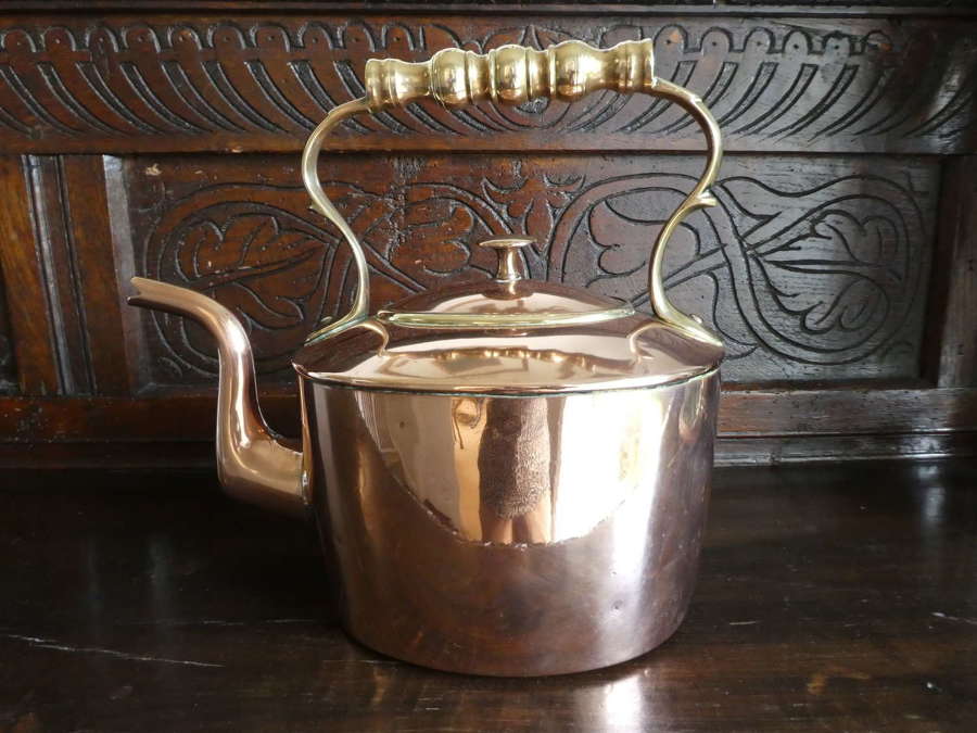 Late Victorian copper kettle