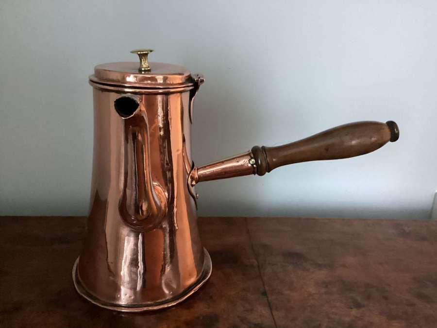 Early 19th Century copper  chocolate pot