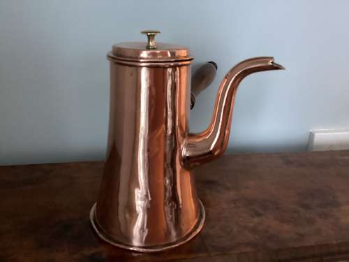 Early 19th Century copper  chocolate pot