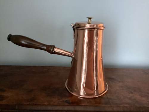 Early 19th Century copper  chocolate pot