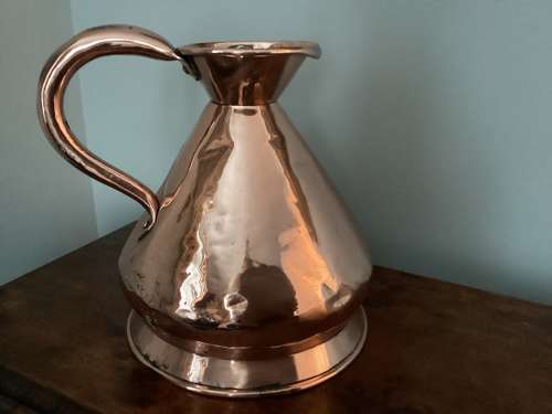 19th Century copper quart measure