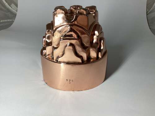 19th Century copper jelly mould