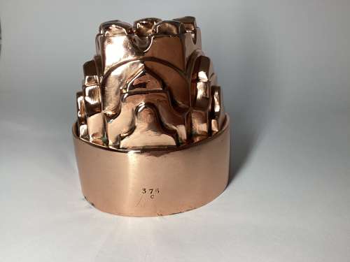 19th Century copper jelly mould