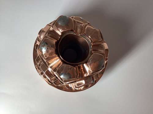 19th Century copper jelly mould