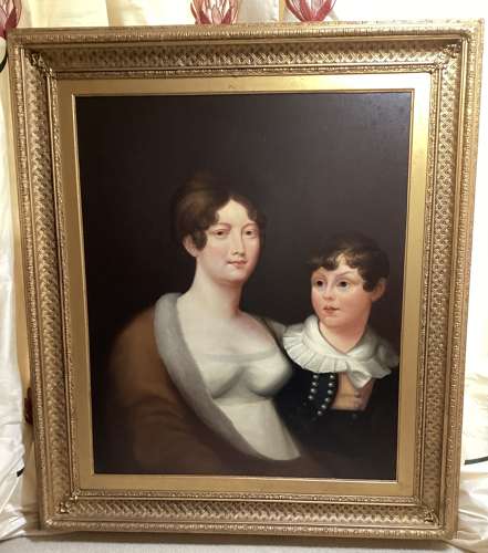English School Regency Period portrait