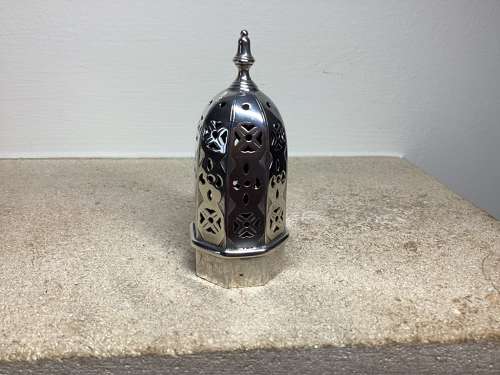 Victorian silver sugar caster