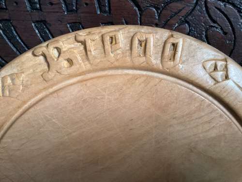 Antique traditional Sycamore bread board