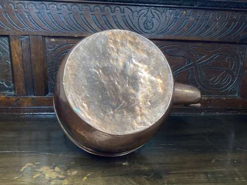 Large Victorian copper kettle