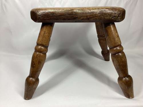 Early 19th Century small stool/ table candle stand