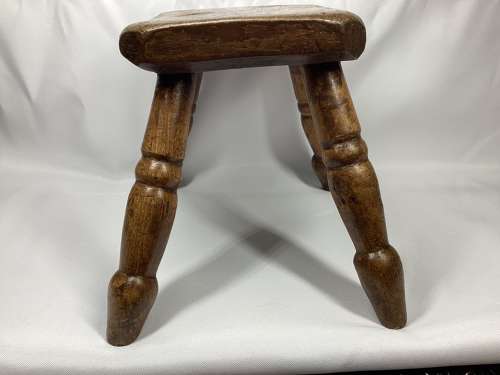 Early 19th Century small stool/ table candle stand