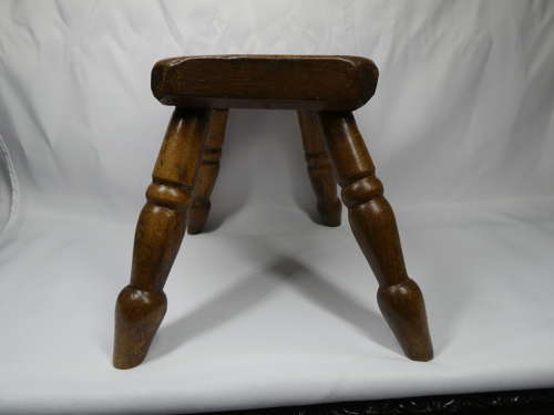 Early 19th Century small stool/ table candle stand