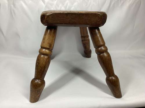Early 19th Century small stool/ table candle stand