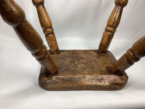 Early 19th Century small stool/ table candle stand