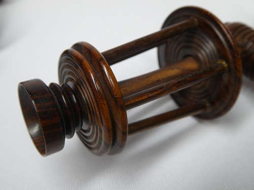 Pair of Regency period Rosewood silk winders