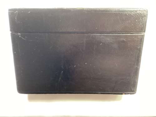 Victorian leather document box - Marquis of Huntly