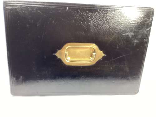 Victorian leather document box - Marquis of Huntly