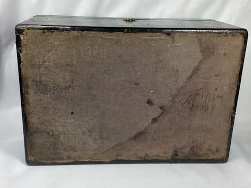 Victorian leather document box - Marquis of Huntly