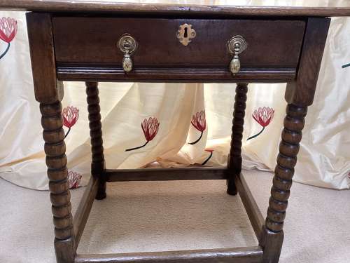 17th Century English Oak side table