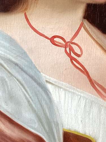 Early 19th Century English School portrait of a Maiden