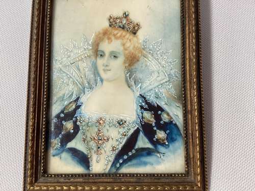 Portrait miniature Marie de Medici