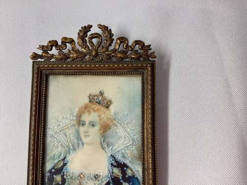 Portrait miniature Marie de Medici