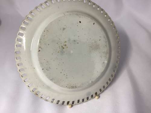 Early 19th century pearlware willow plate