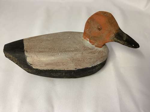 PAIR OF NAIVE FOLK ART DUCK DECOYS