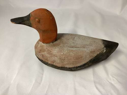 PAIR OF NAIVE FOLK ART DUCK DECOYS