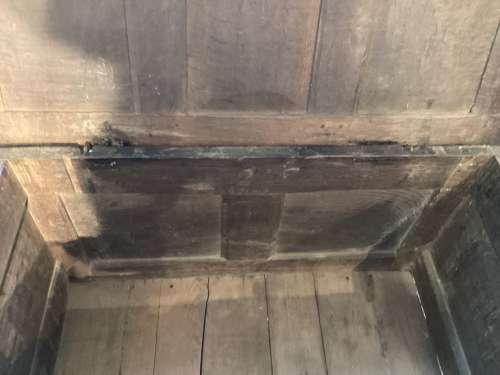 ENGLISH OAK QUEEN ANNE PERIOD COFFER