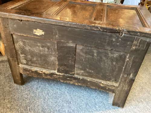 ENGLISH OAK QUEEN ANNE PERIOD COFFER